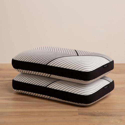 Beautyrest Black Luxury Foam Pillow - Queen Size - Medium Firm Feel - Containing Breathable and Pressure Relieving Premium Memory Foam That Utilizes Plant Based Cooling Technology