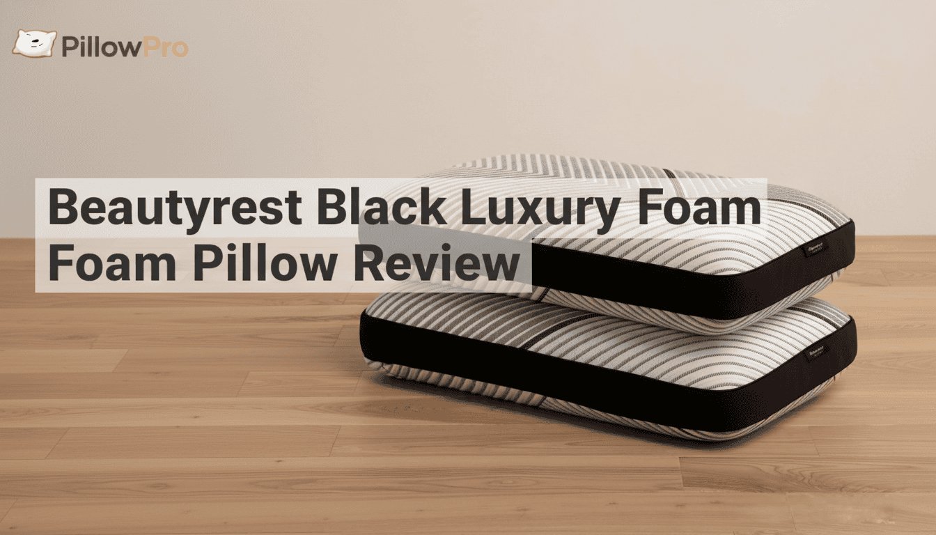 Beautyrest Black Luxury Foam Pillow Review: Cooling Comfort 2026