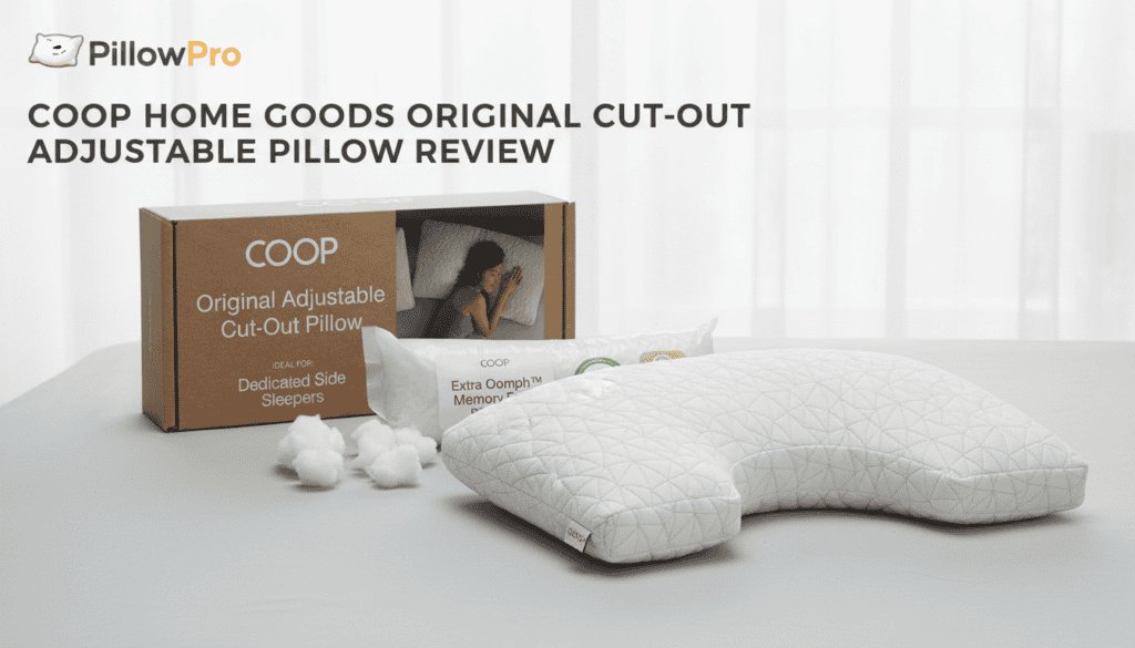 Coop Home Goods Original Cut-Out Adjustable Pillow Review
