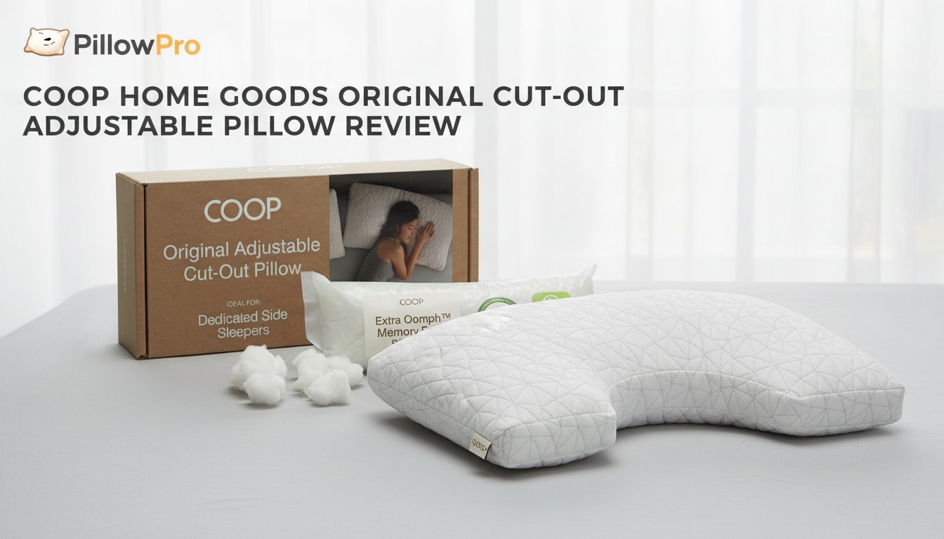 Coop Home Goods Original Cut-Out Adjustable Pillow Review: Perfect for Side Sleepers in 2026