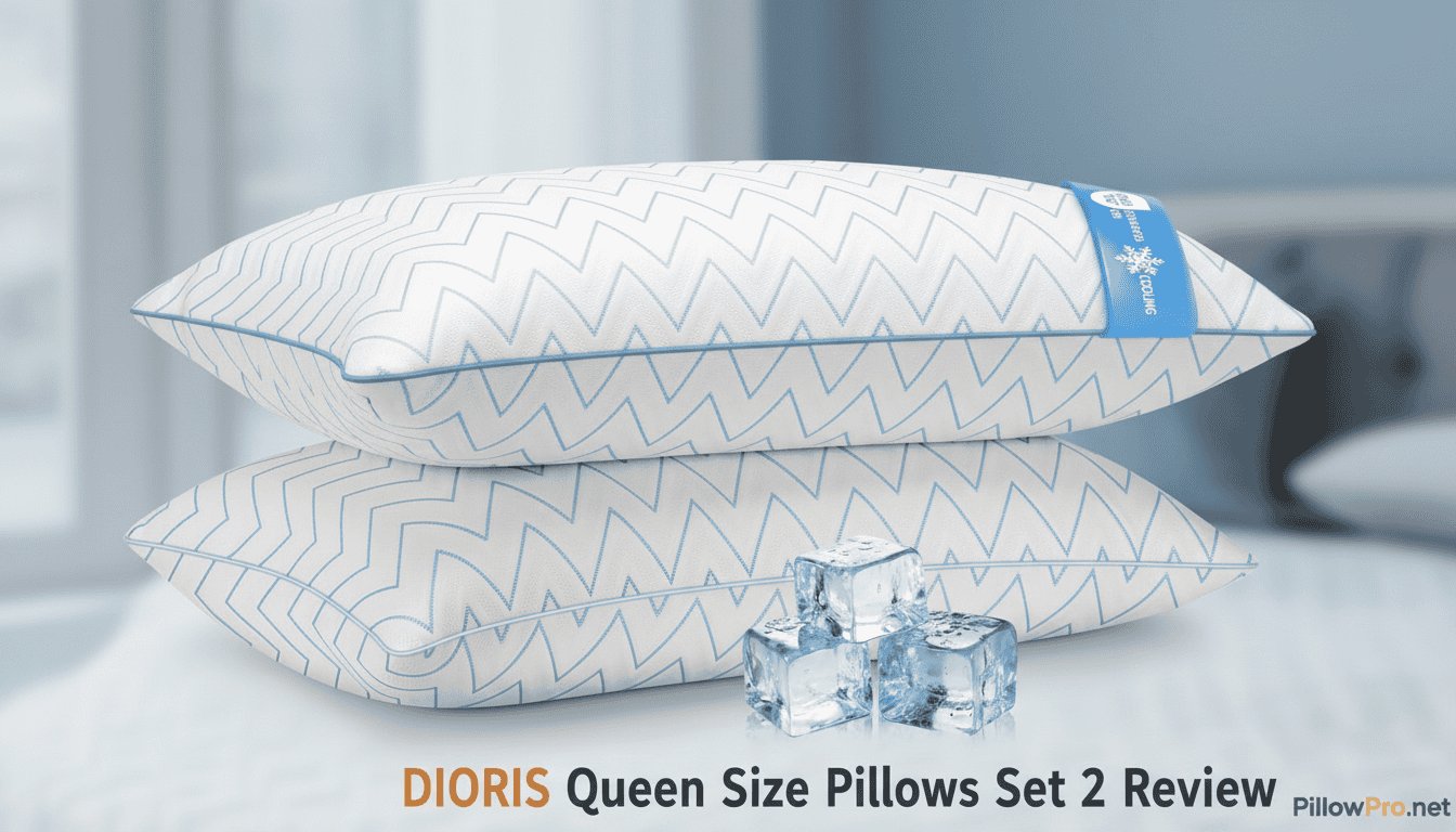 DIORIS Queen Size Pillows Review: Comfortable Cooling Support 2026