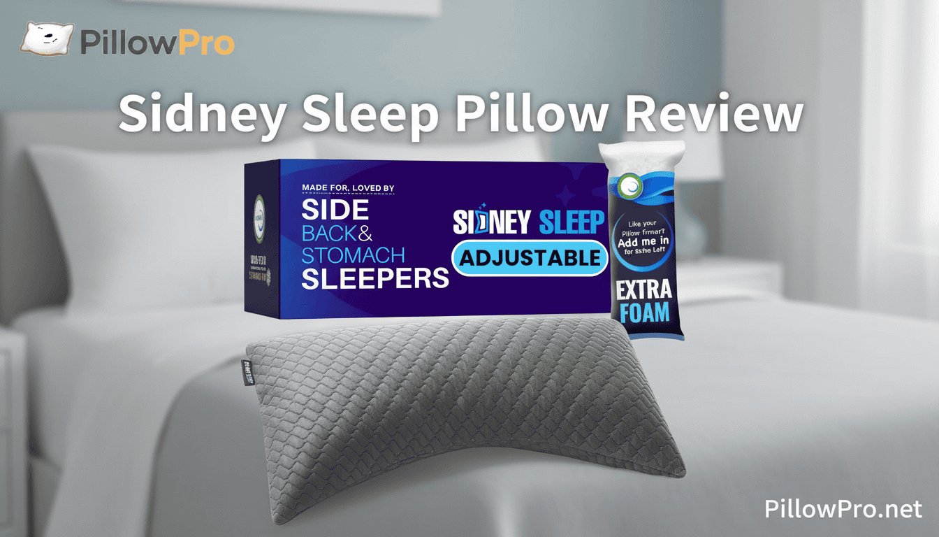 Sidney Sleep Pillow Review 2026: Custom Comfort for Neck Pain Relief