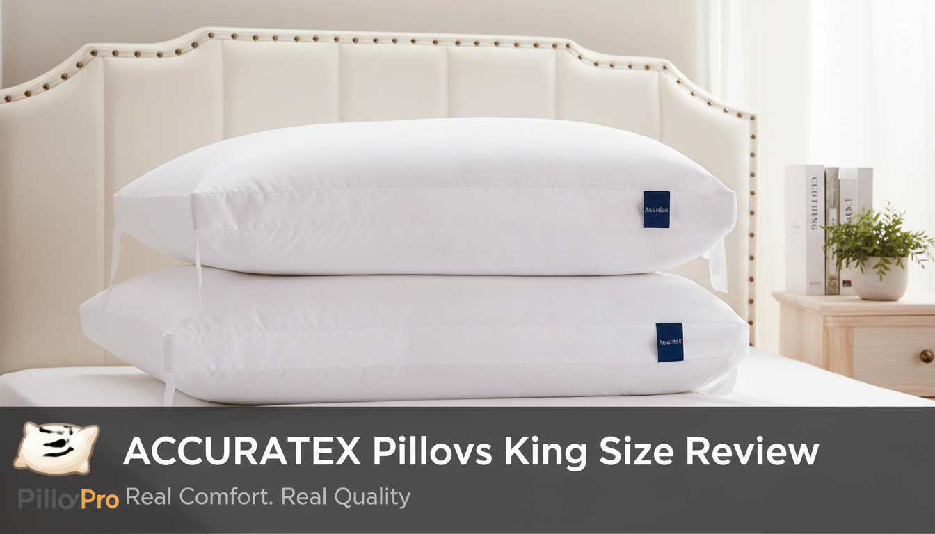 ACCURATEX Pillows King Size Review: Adjustable Support for Side & Back Sleepers 2026