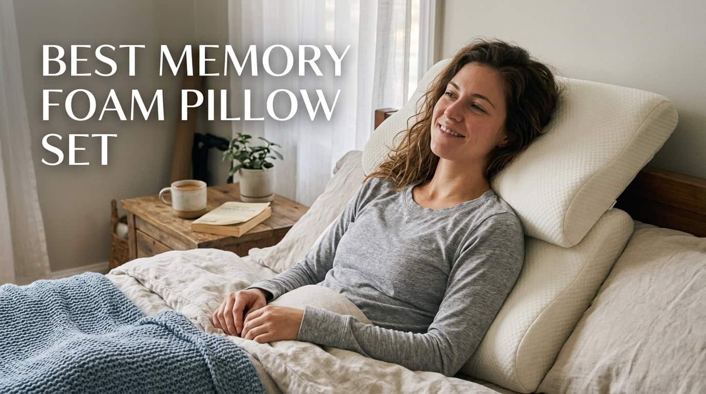 Best Memory Foam Pillow Set (2026): Top 6 Picks Tested & Ranked