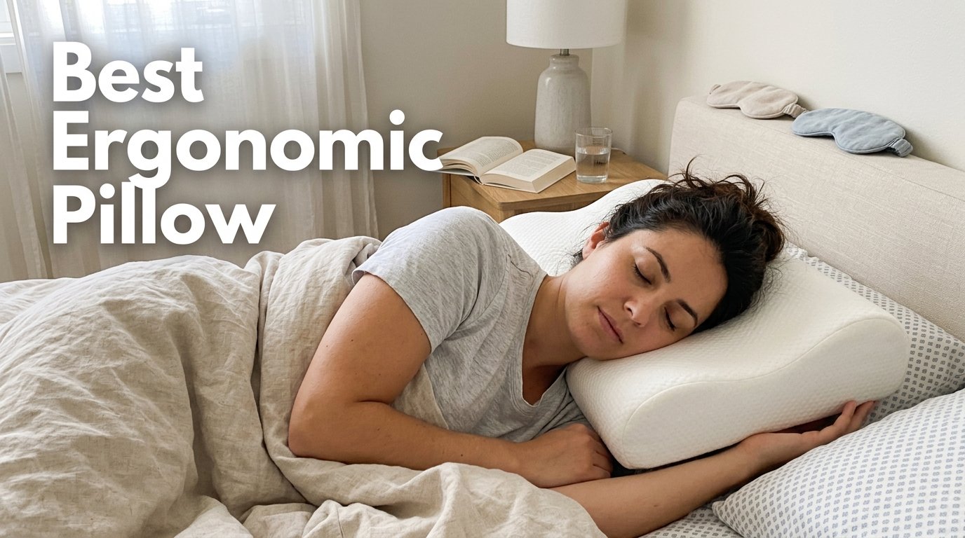 Best Ergonomic Pillow (2026) Top 7 Picks for Neck Pain, Alignment & Better Sleep
